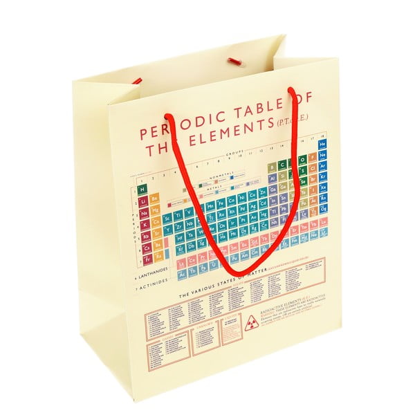 Pungă de cadou 19x23 cm Periodic Table - Rex London