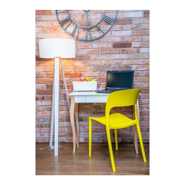 Birou Ragaba Lillo, lungime 65 cm, gri deschis-image-1