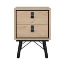 Noptieră cu  aspect de lemn de stejar Ry – Tvilum