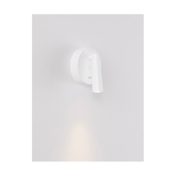 Spot alb mat LED cu structură flexibilă din aluminiu 7x10 cm Tico – Nova Luce-image-2