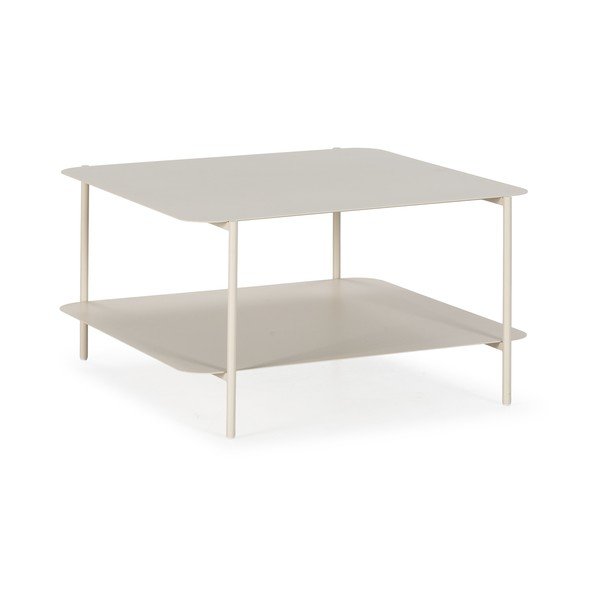 Măsuță de cafea crem din metal 70x73 cm Beatrix – MOME