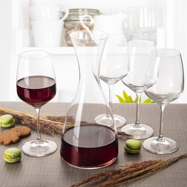 Set carafă și 4 pahare de vin Giselle - Orion-image-1
