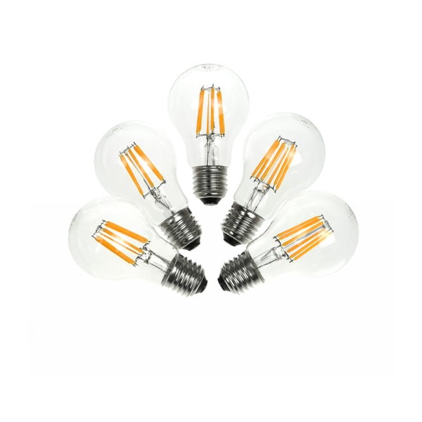 Set 5 becuri LED Bulb Attack PIONEER Linear, 5,5 W
