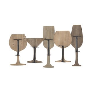 Suport de perete pentru 5 sticle de vin Mauro Ferretti Wine
