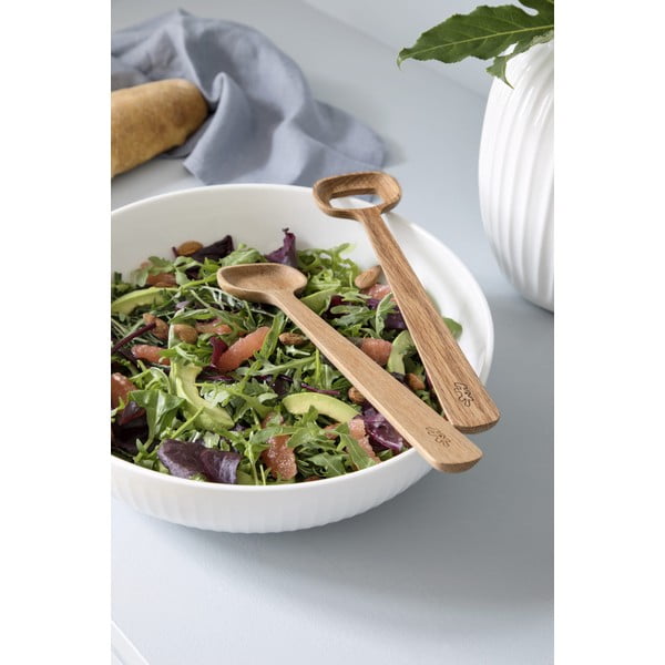 Tacâmuri din lemn pentru salată Kähler Design Hammershoi-image-3