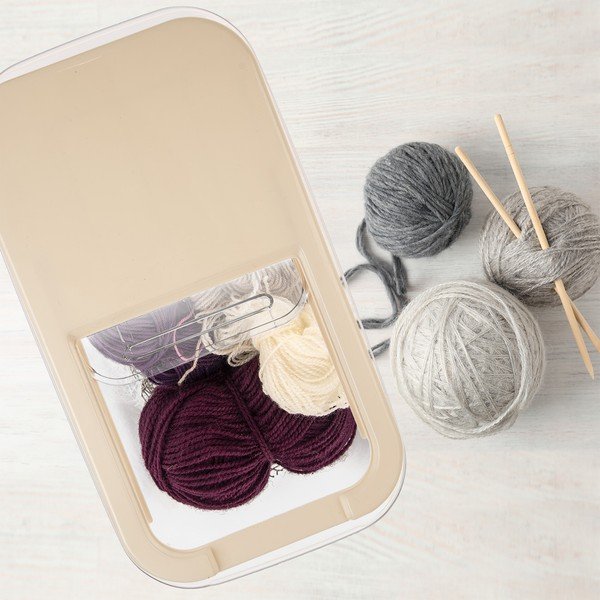 Cutie de depozitare din plastic cu capac 35x20x23 cm Slop – Orion-image-2