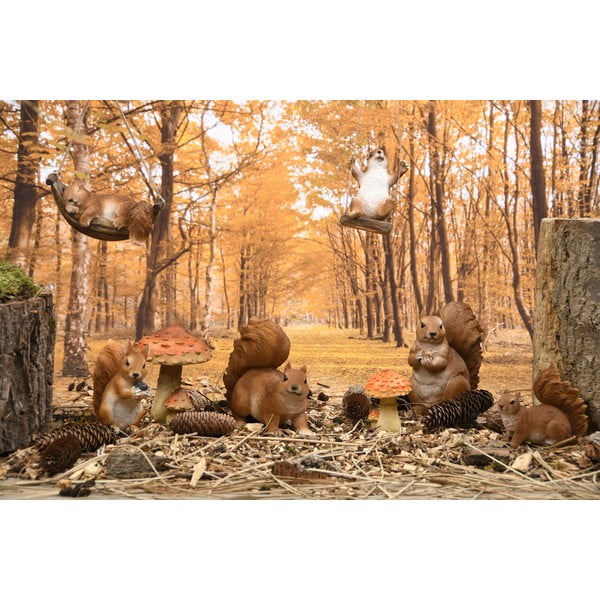 Statuetă de grădină din polirășină Squirrel – Esschert Design-image-1