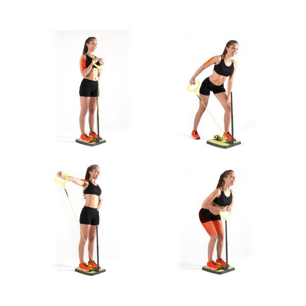 Platformă fitness cu ghid de exerciții pentru mușchii fesieri şi picioare InnovaGoods Fitness-image-3