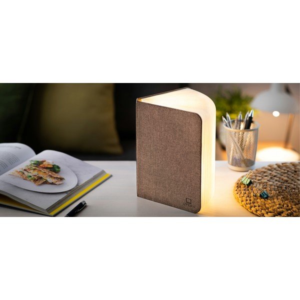 Veioză LED cu abajur textil (înălțime 2,5 cm) – Gingko-image-3