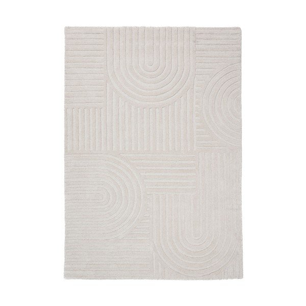 Covor fildeș țesut manual din lână 200x290 cm Zen Garden – Flair Rugs