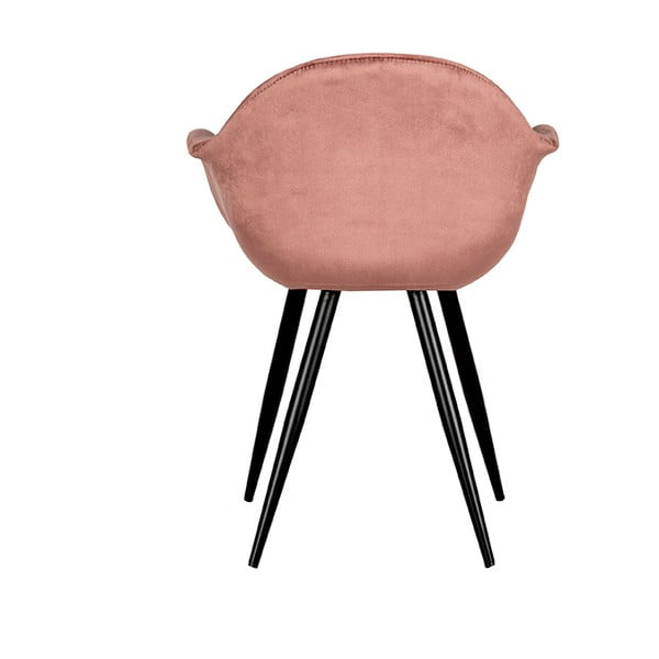 Scaune de dining roz-deschis 2 buc. din catifea Forli – LABEL51-image-3