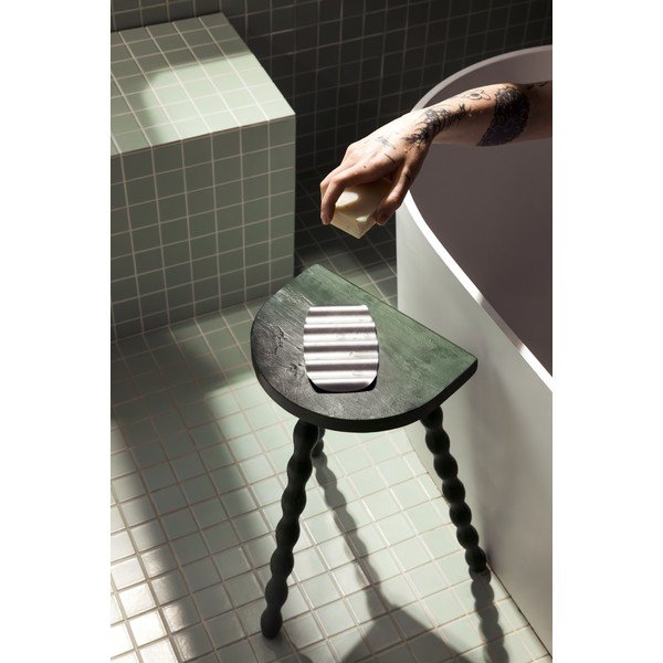 Săpunieră argintie din oțel inoxidabil Olbi – noo.ma-image-4