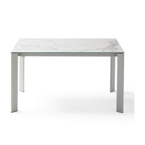 Masă extensibilă sømcasa Lisa Blanco, lungime 140/200 cm, gri-image-1