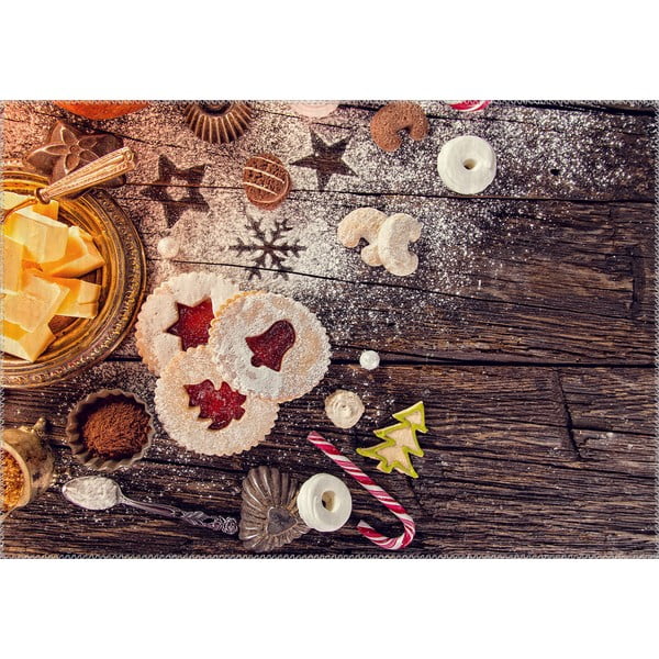 Covor Vitaus Christmas Period Cookies, 50 x 80 cm