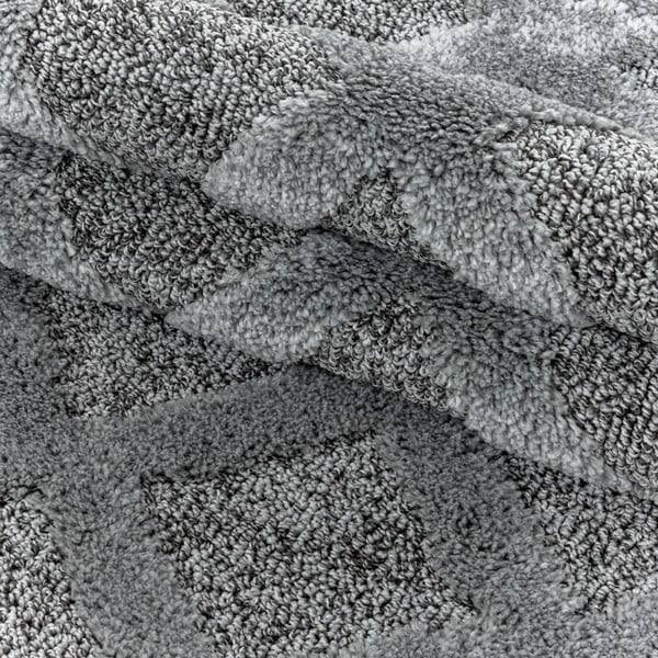 Covor gri rotund ø 160 cm Pisa – Ayyildiz Carpets-image-1