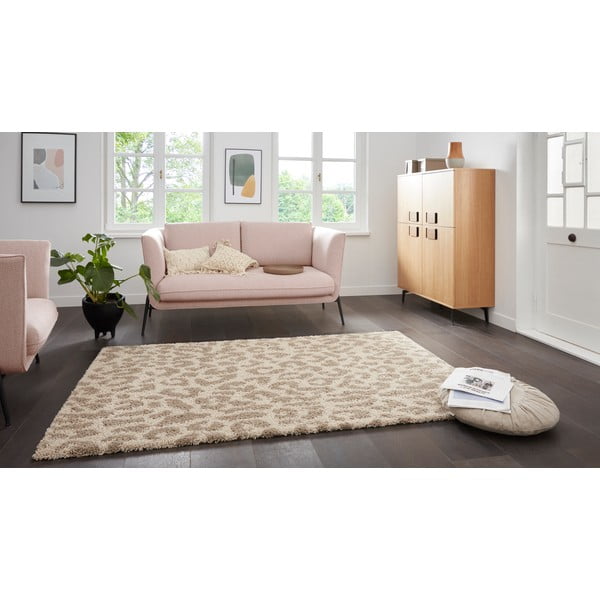 Covor bej 150x80 cm Patterned Animal - Ragami-image-1
