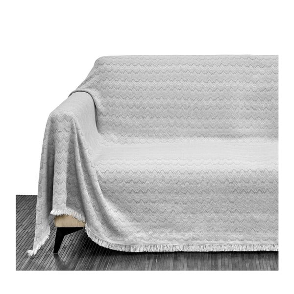 Cuvertură gri pentru pat dublu 180x290 cm Up & Down – Casa Selección