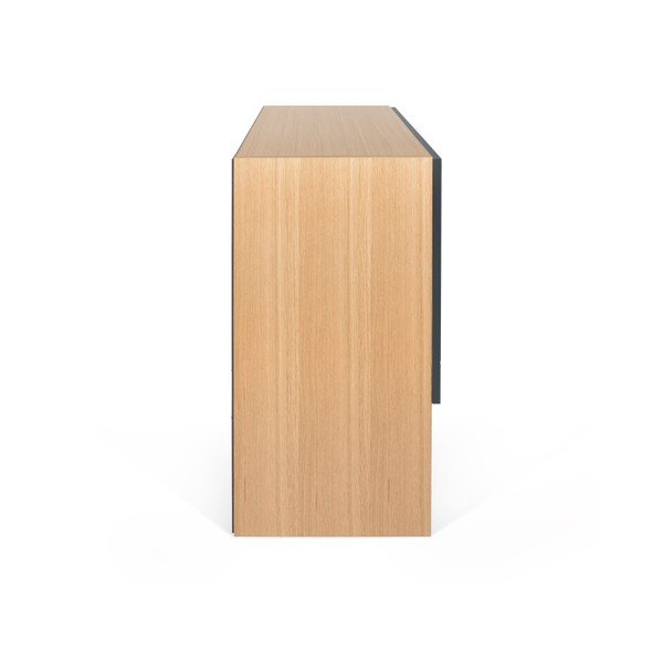 Comodă TemaHome Nyla, cu aspect de lemn de stejar - antracit-image-3