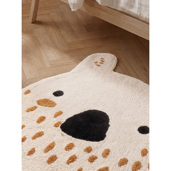Covor pentru copii crem lavabil/țesut manual din bumbac 120x137 cm Snuggle Nienchen – Hanse Home-image-2