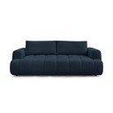 Canapea albastru-închis extensibilă/cu spațiu de depozitare 251 cm Fuji – Bobochic Paris