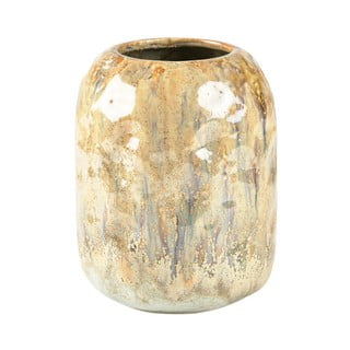 Vază din gresie ceramică Villa Collection Lilje, înălțime 17 cm