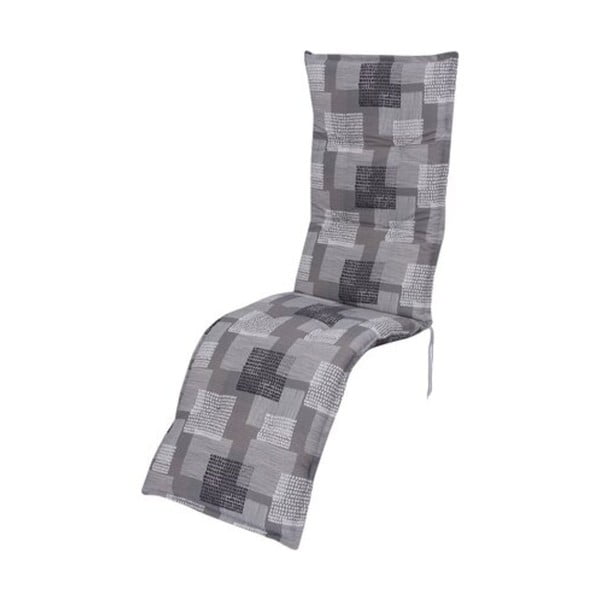 Pernă pentru scaun de grădină gri pentru șezlong 52x170 cm Stoke – Sun Garden-image-1