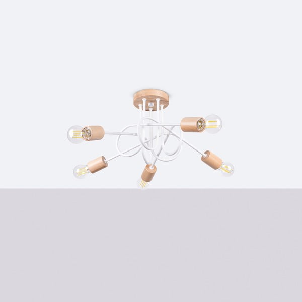 Plafonieră în culoare naturală 15x61 cm Tumber – Sollux-image-2