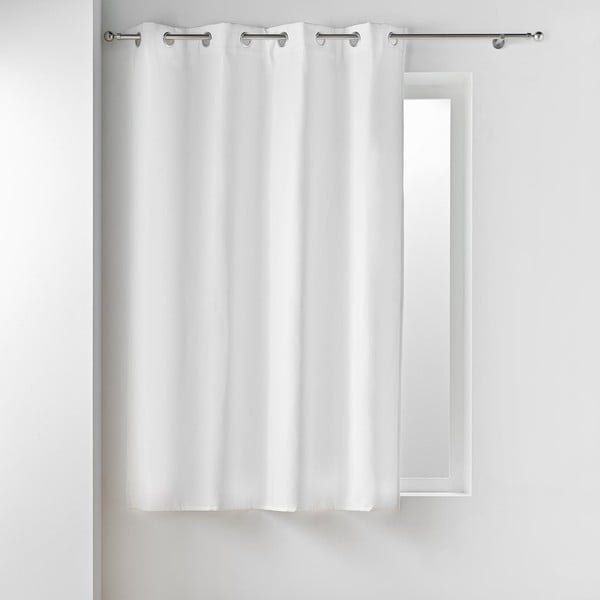 Draperie albă termoizolantă din microfibră 135x180 cm Micropolar – douceur d'intérieur