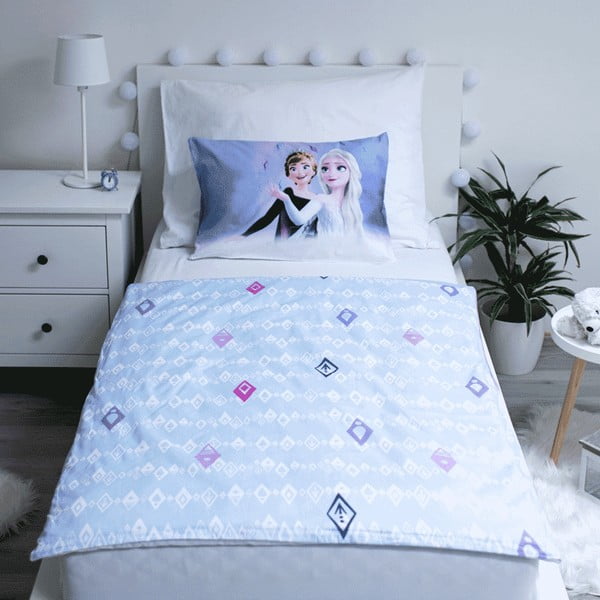 Lenjerie de pat din bumbac pentru copii pentru pătuț 100x135 cm Frozen 2 – Jerry Fabrics-image-2
