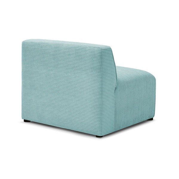 Modul pentru canapea modulară verde mentă cu tapițerie din catifea reiată  (de mijloc) Megeve – Bobochic Paris-image-4