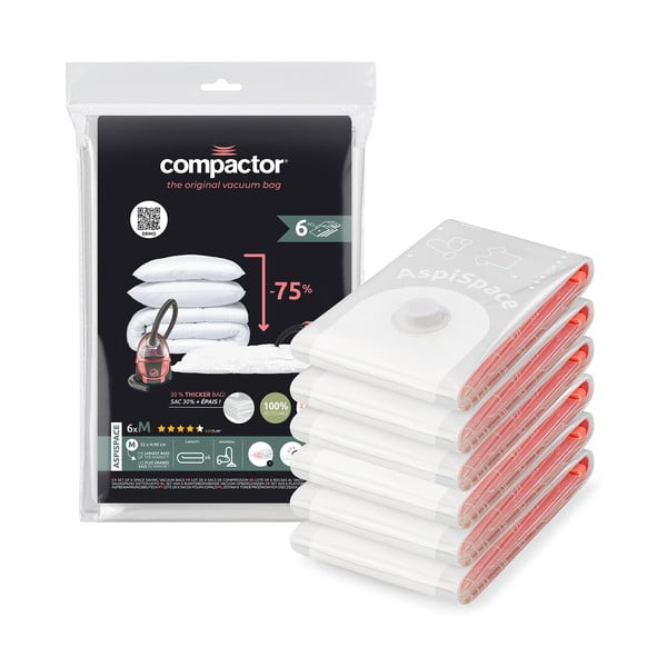 Saci de vidat 6 buc. Vacuum M – Compactor