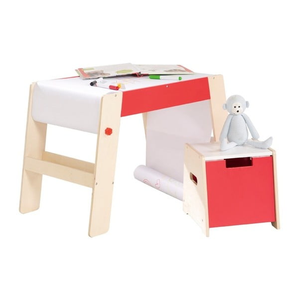 Birou cu hârtie și scaun Roba Kids-image-1