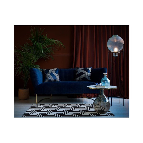 Lampadar din sticlă reciclată și metal Velvet Atelier Fume, înălțime 145 cm-image-2