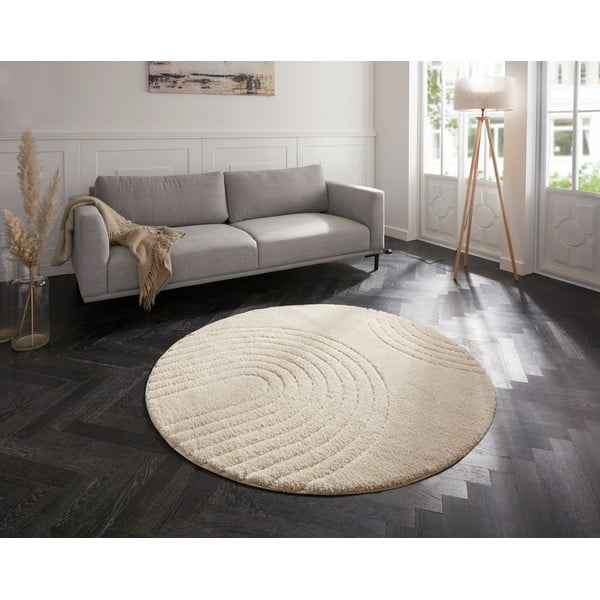 Covor Mint Rugs Norwalk Fergus, ø 160 cm, alb-crem-image-1