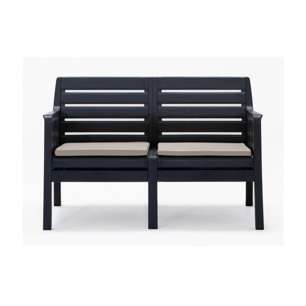 Set mobilier de grădină gri antracit pentru 4 persoane Lara – Floriane Garden-image-2