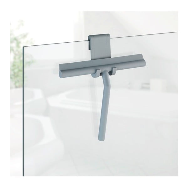 Racletă din silicon pentru duș Wenko Mola, gri-image-1