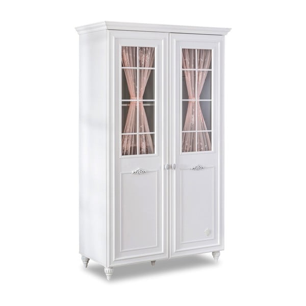 Șifonier Romantica 2 Door Wardrobe With Window, alb