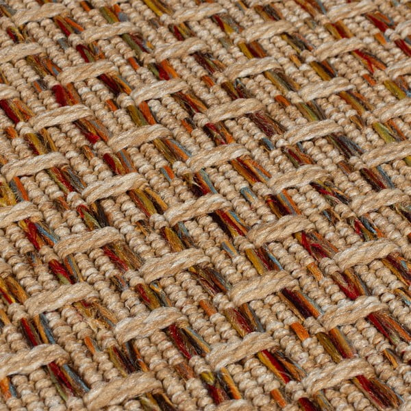 Covor pentru exterior și interior în culoare naturală 120x170 cm Nora Diamond – Flair Rugs-image-3