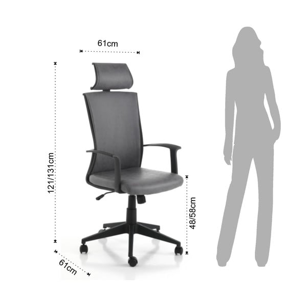 Scaun de birou Ontario – Tomasucci-image-4