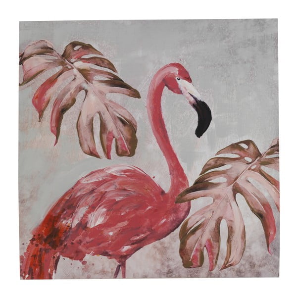 Tablou pe pânză Geese Modern Style Flamingo Uno Cubico, 100 x 100 cm