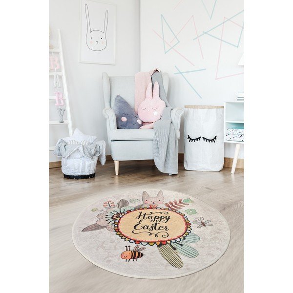 Covor antiderapant pentru copii Conceptum Hypnose Baby Rabbit, ø 140 cm-image-1