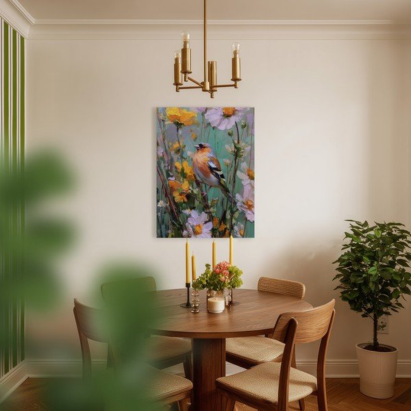 Tablou cu ramă imprimat 60x80 cm Fringilla – Styler-image-2