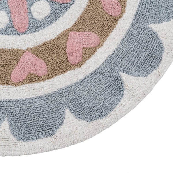 Covor pentru copii din bumbac ø 100 cm Flower – Ixia-image-4