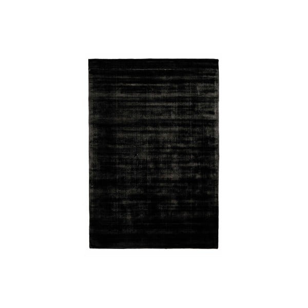 Covor țesut manual Bakero Rio Black, 190 x 130 cm