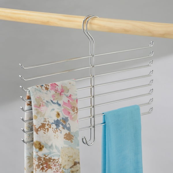 Cuier metalic pentru eșarfe și șaluri iDesign Classico, 40 x 32 cm-image-1