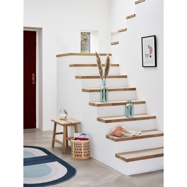 Scăunel din lemn de stejar Hübsch Ground-image-3