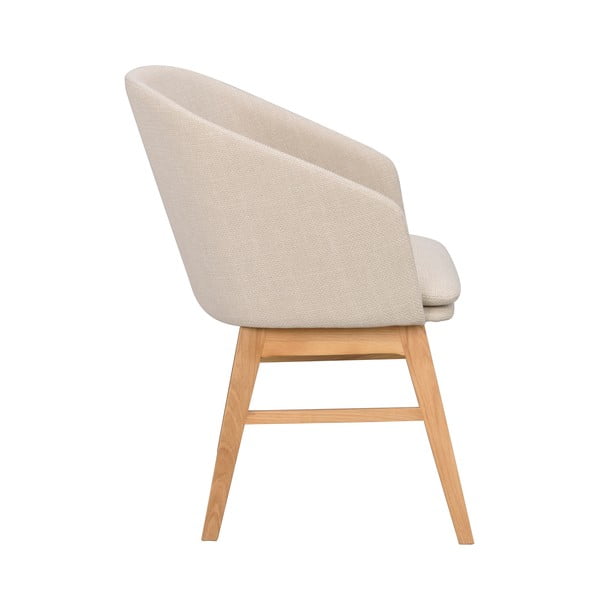 Set de scaune de sufragerie bej 2 buc. tapițat Windham – Rowico-image-3