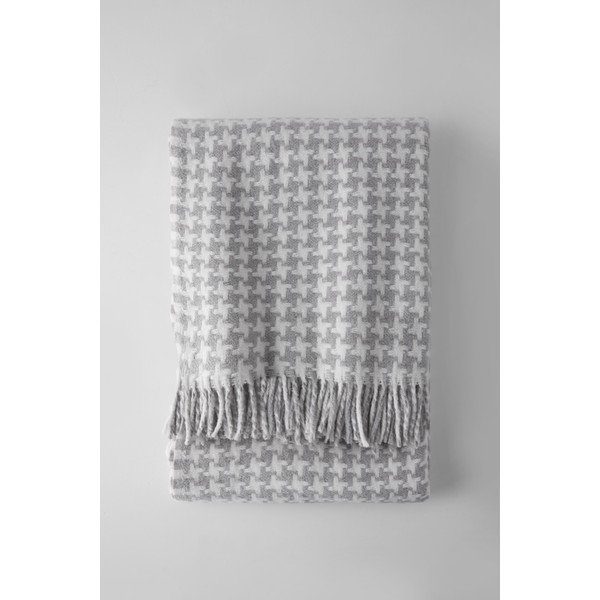 Pled Euromant Pearls, 140 x 180 cm, gri deschis