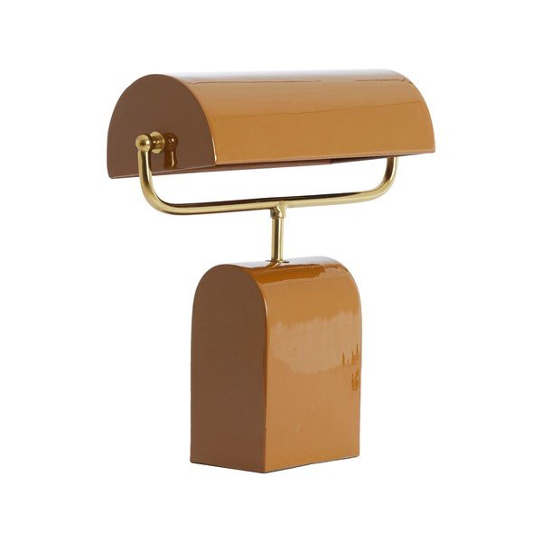 Veioză portocalie din metal (înălțime 38 cm) Cardona – Light & Living