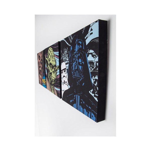 Se 3 tablouri Star Wars 30 x 30 cm-image-2